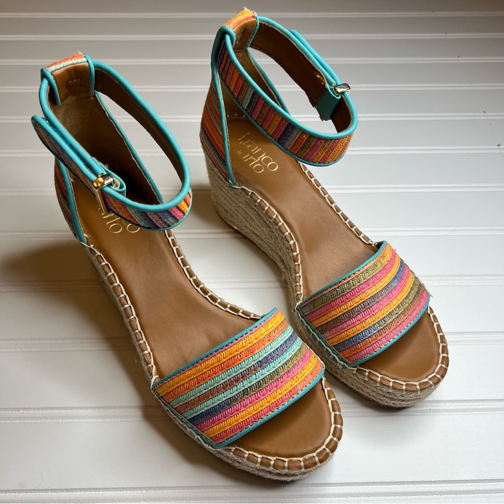 Colorful Wedge Sandals